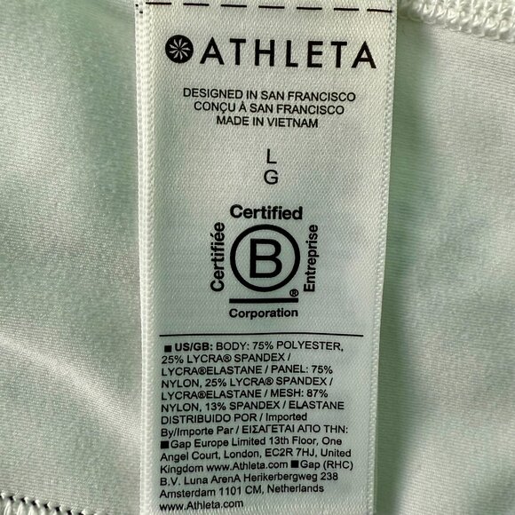 Athleta | White & Black Salutation Crop Jacket Sz Large - Picture 4 of 4